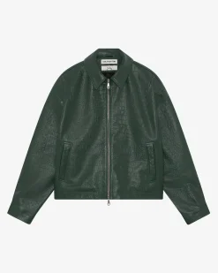 Best AKIMBO X CB CROC LEATHER JACKET Outerwear|Leather