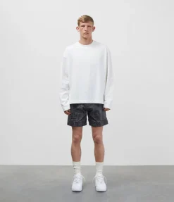 Sale CB CRACKED LEATHER SHORTS Shorts