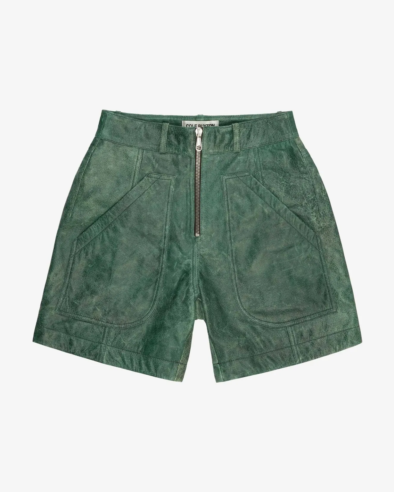 CB CRACKED LEATHER SHORTS Shorts