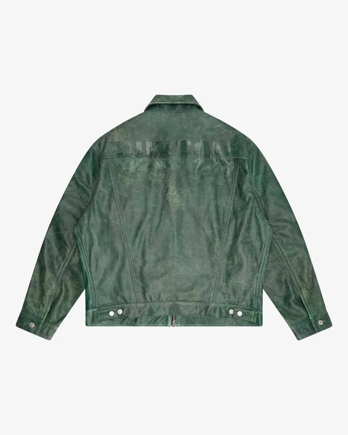 CB CRACKED LEATHER TRUCKER Outerwear|Leather