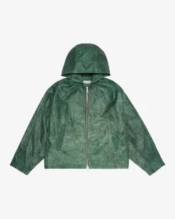 Sale CB HOODED LEATHER JACKET Outerwear|Leather