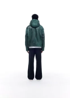 Sale CB HOODED LEATHER JACKET Outerwear|Leather