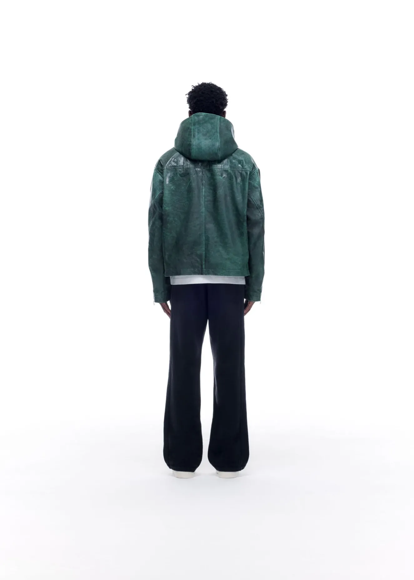 Sale CB HOODED LEATHER JACKET Outerwear|Leather