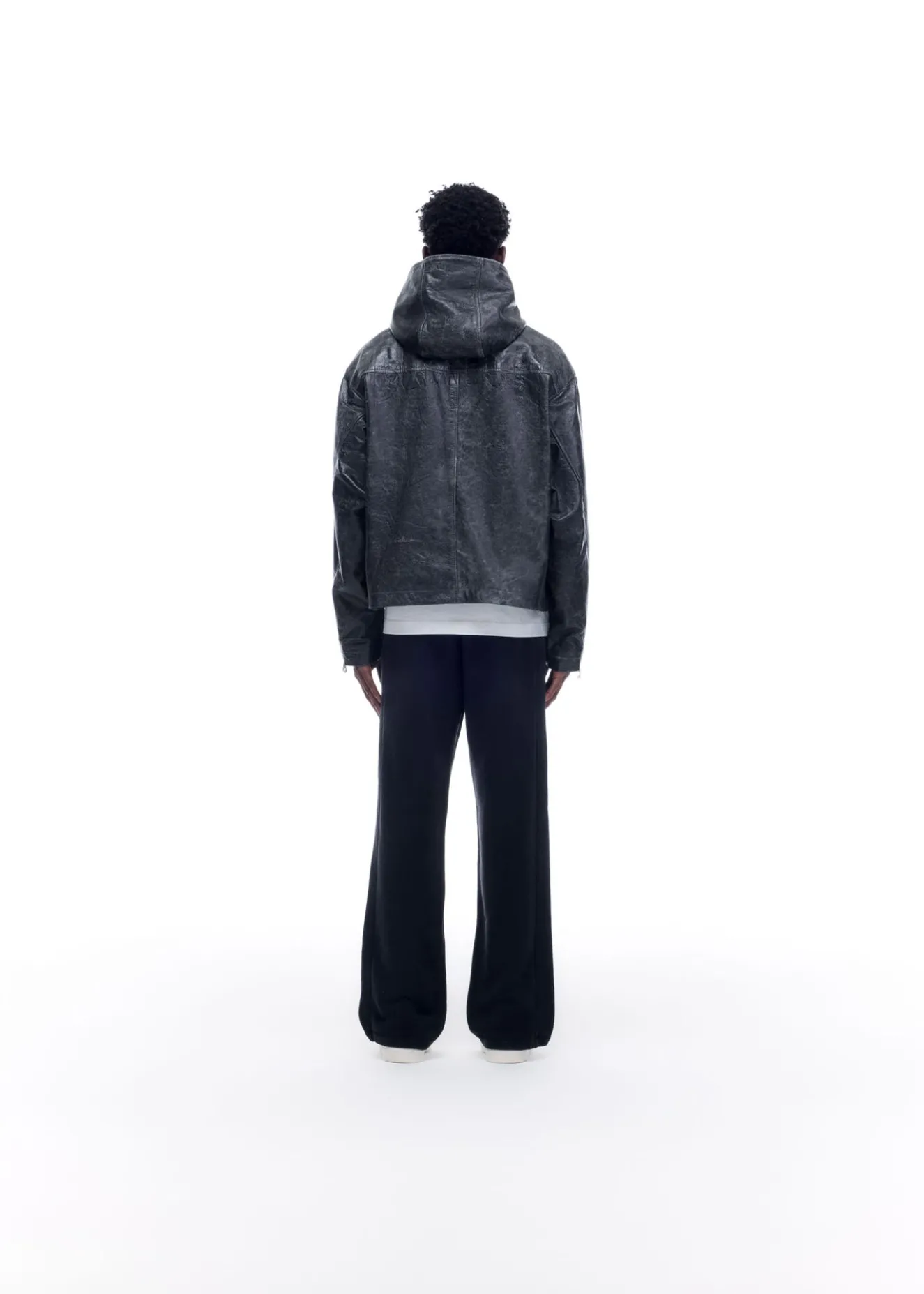 Sale CB HOODED LEATHER JACKET Outerwear|Leather