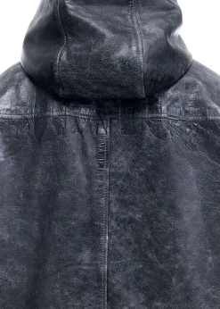 Sale CB HOODED LEATHER JACKET Outerwear|Leather