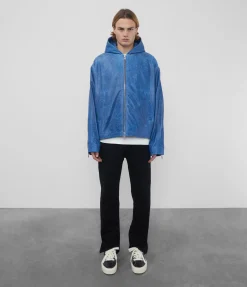Outlet CB HOODED LEATHER JACKET Outerwear|Leather