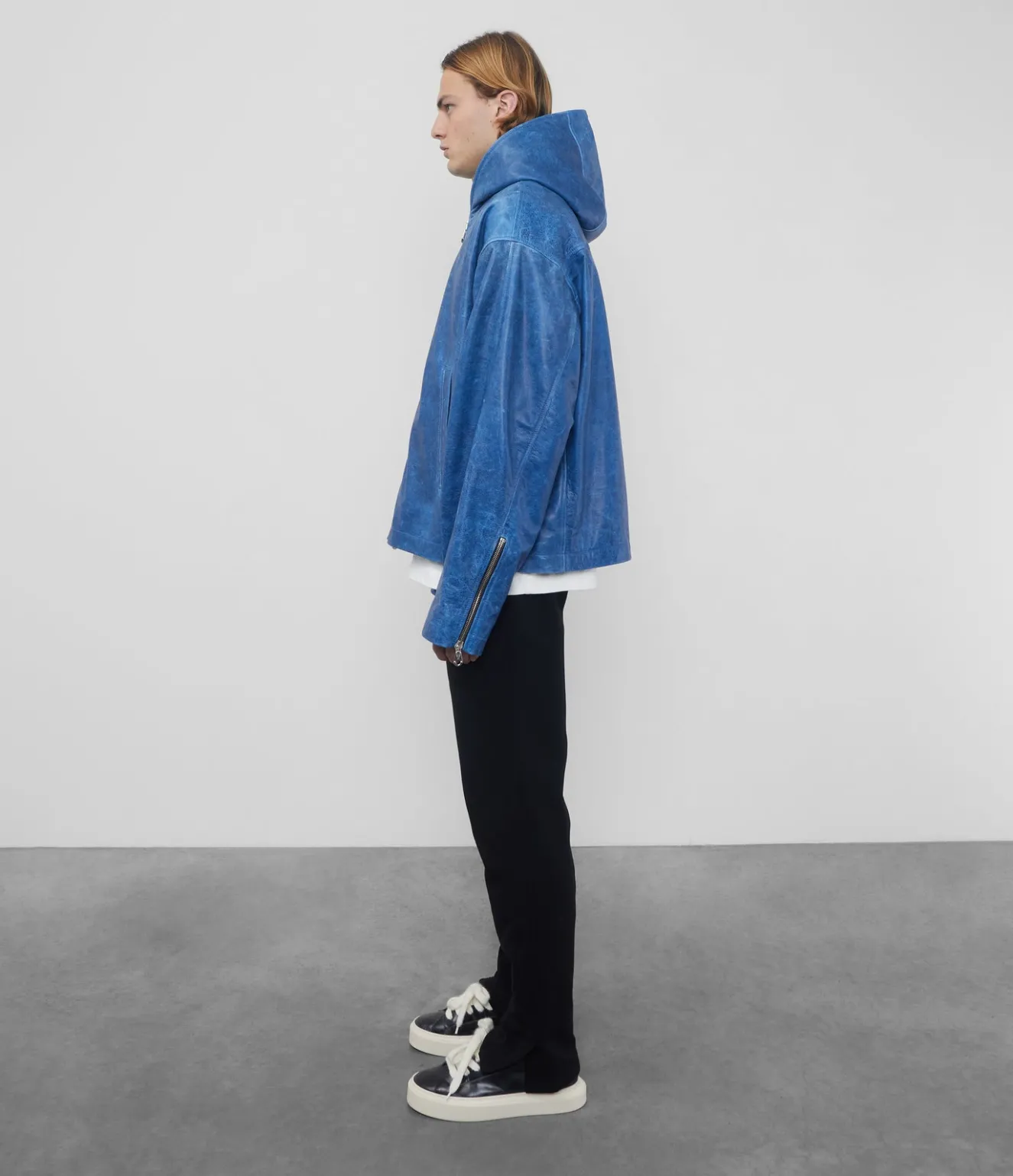 Outlet CB HOODED LEATHER JACKET Outerwear|Leather