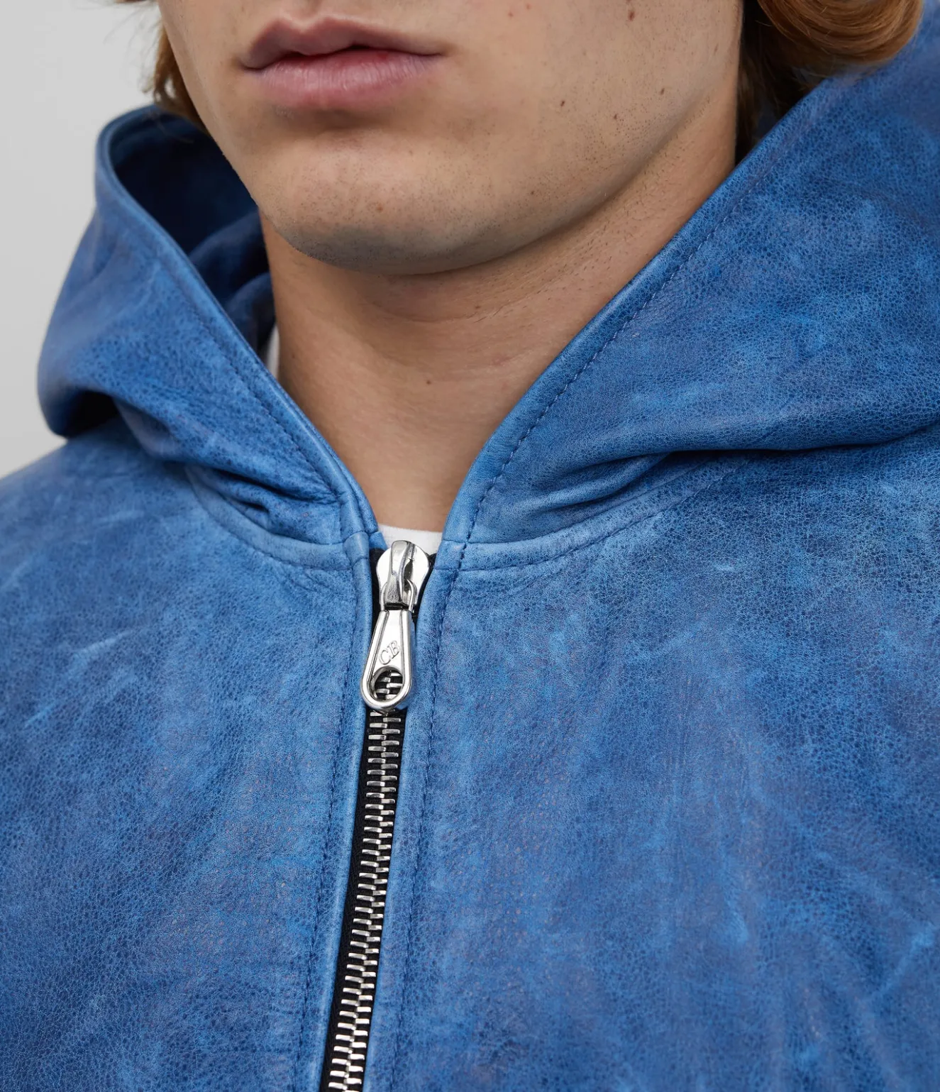Outlet CB HOODED LEATHER JACKET Outerwear|Leather