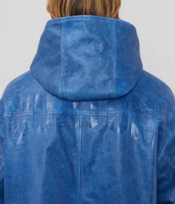 Outlet CB HOODED LEATHER JACKET Outerwear|Leather
