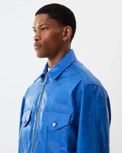 CB LEATHER TRUCKER Outerwear|Leather