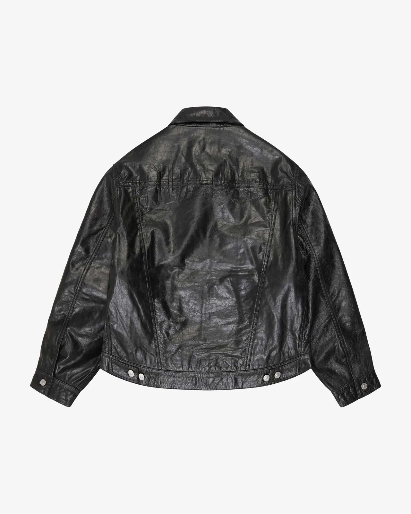 Sale CB LEATHER TRUCKER Outerwear|Leather