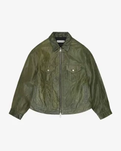 Sale CB LEATHER TRUCKER Outerwear|Leather