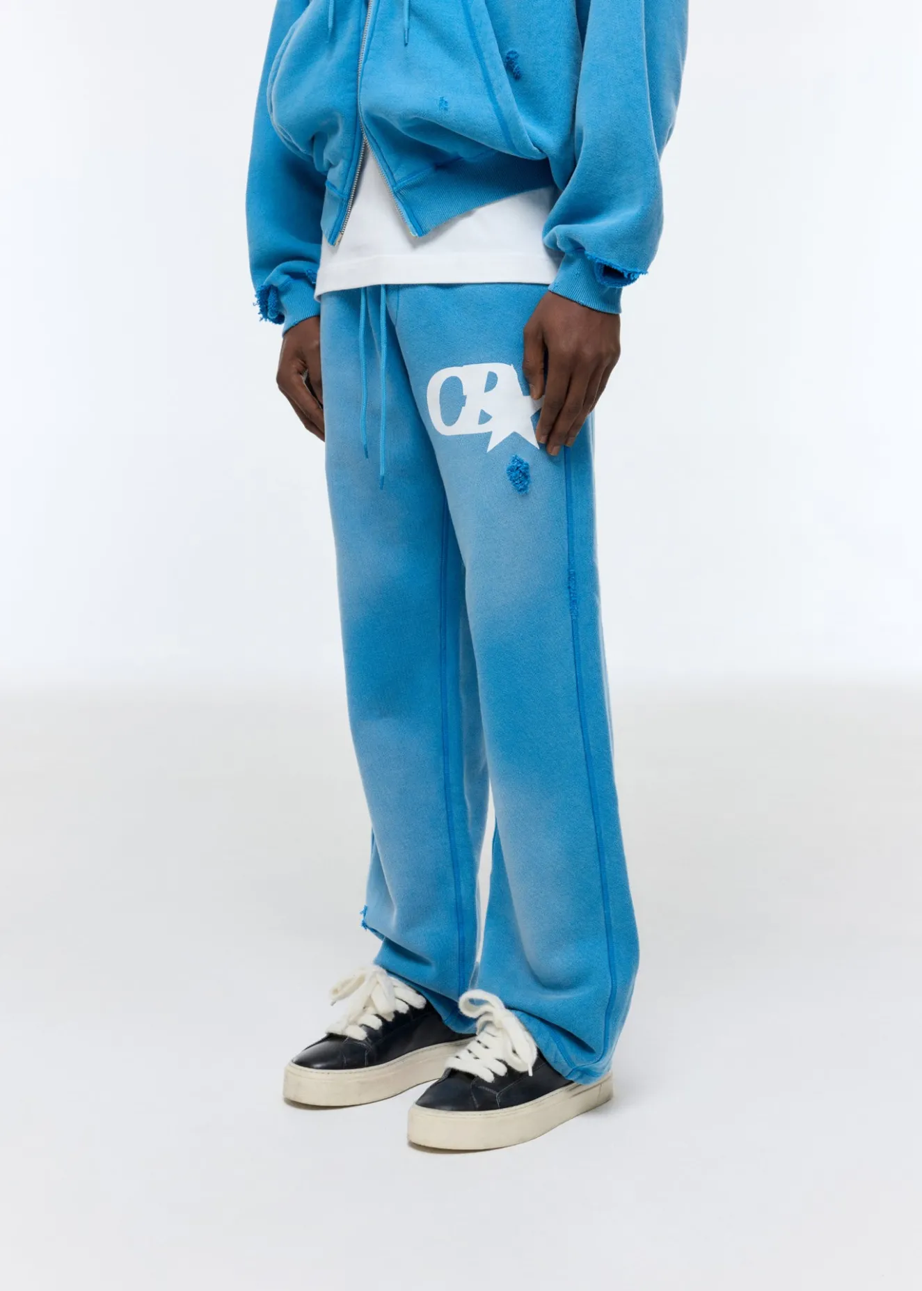 Discount CB STAR DISTRESSED LOUNGE PANTS Sweatpants