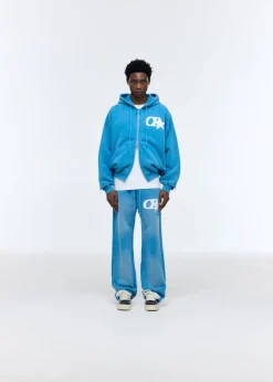 New CB STAR DISTRESSED POCKET ZIPPED HOODIE Hoodies