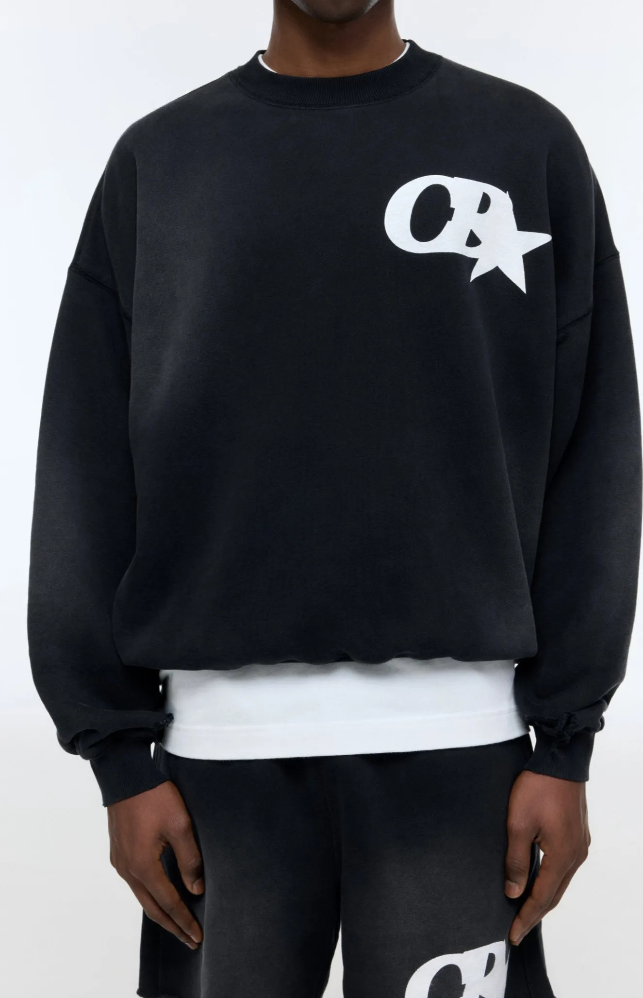 Hot CB STAR DISTRESSED SWEATSHIRT Sweatshirts