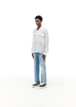 Online CHECKED SLUBBY SHIRT Shirts