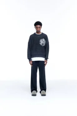 New COLLEGIATE CREST KNIT SWEATER Knitwear