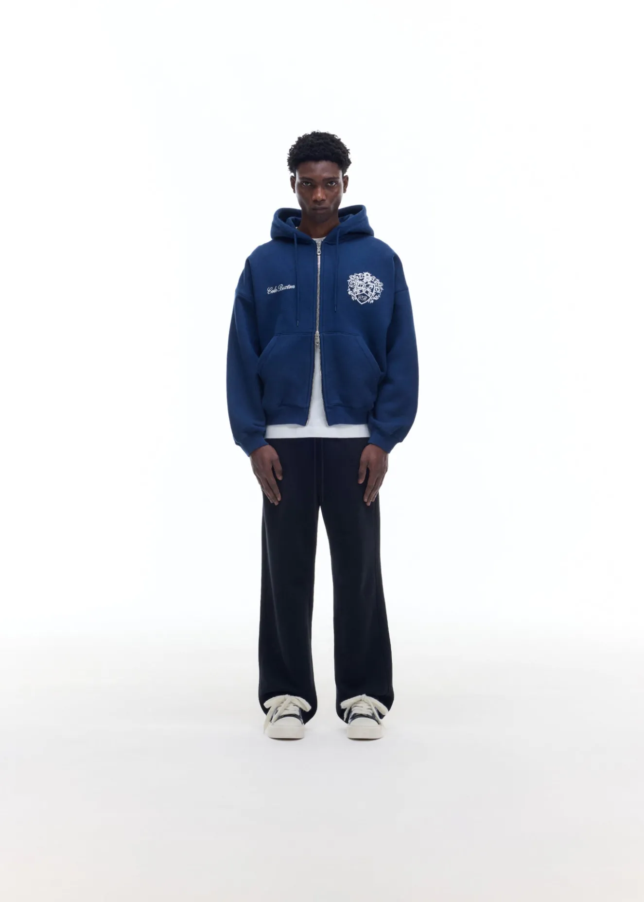 Clearance COLLEGIATE CREST ZIPPED HOODIE Hoodies