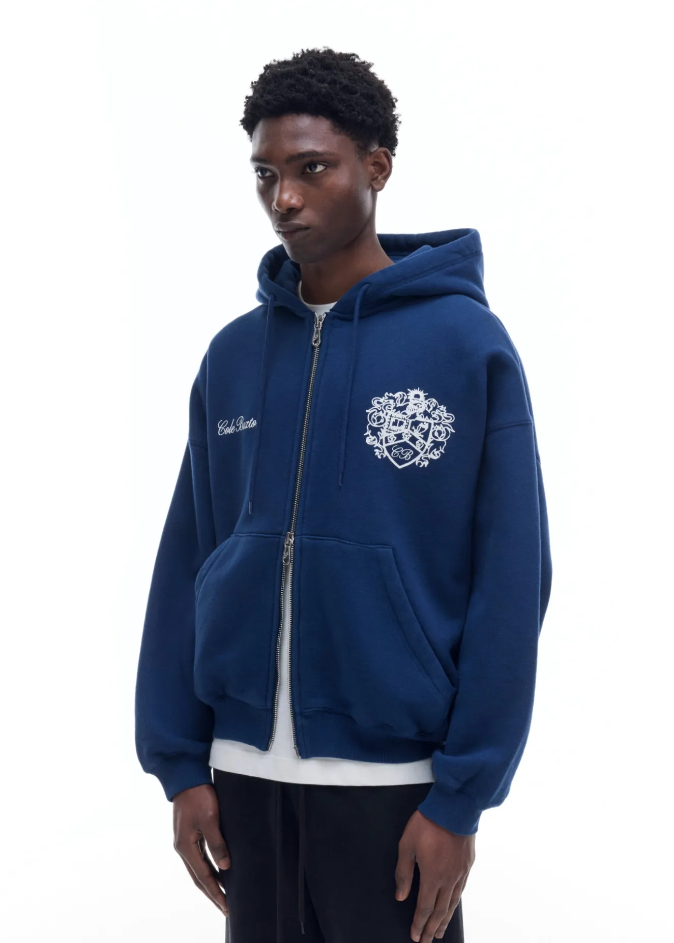 Clearance COLLEGIATE CREST ZIPPED HOODIE Hoodies