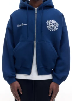 Clearance COLLEGIATE CREST ZIPPED HOODIE Hoodies