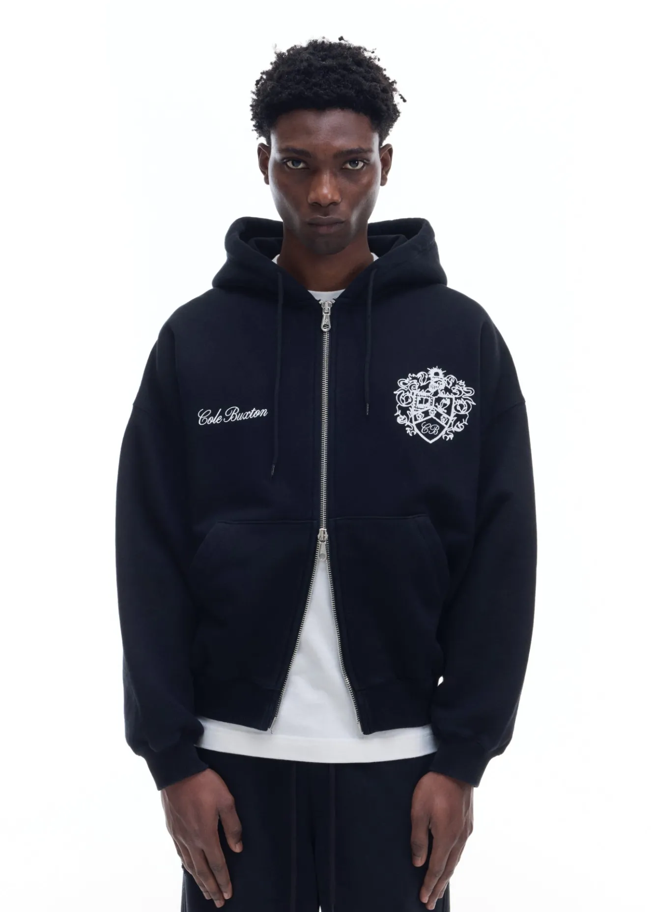 COLLEGIATE CREST ZIPPED HOODIE Hoodies