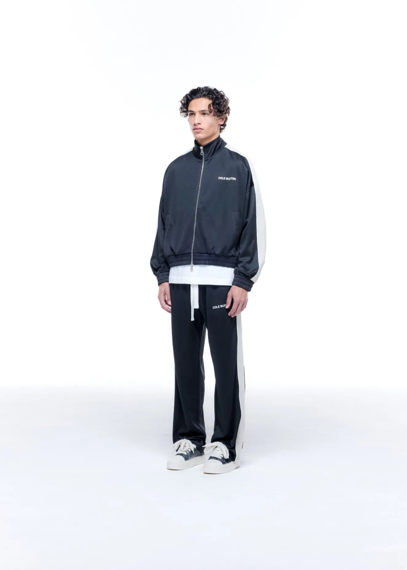 Online CONTRAST TAPE TRACK JACKET Outerwear