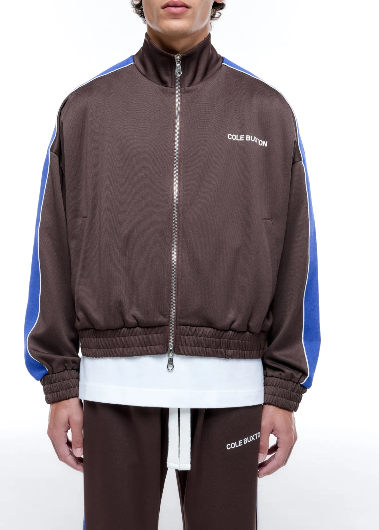 Hot CONTRAST TAPE TRACK JACKET Outerwear