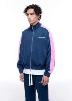 CONTRAST TAPE TRACK JACKET Outerwear