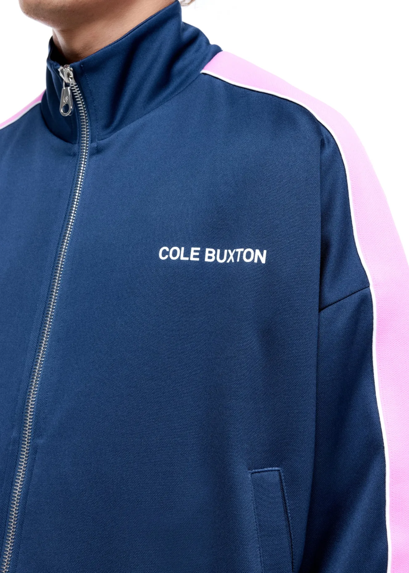 CONTRAST TAPE TRACK JACKET Outerwear
