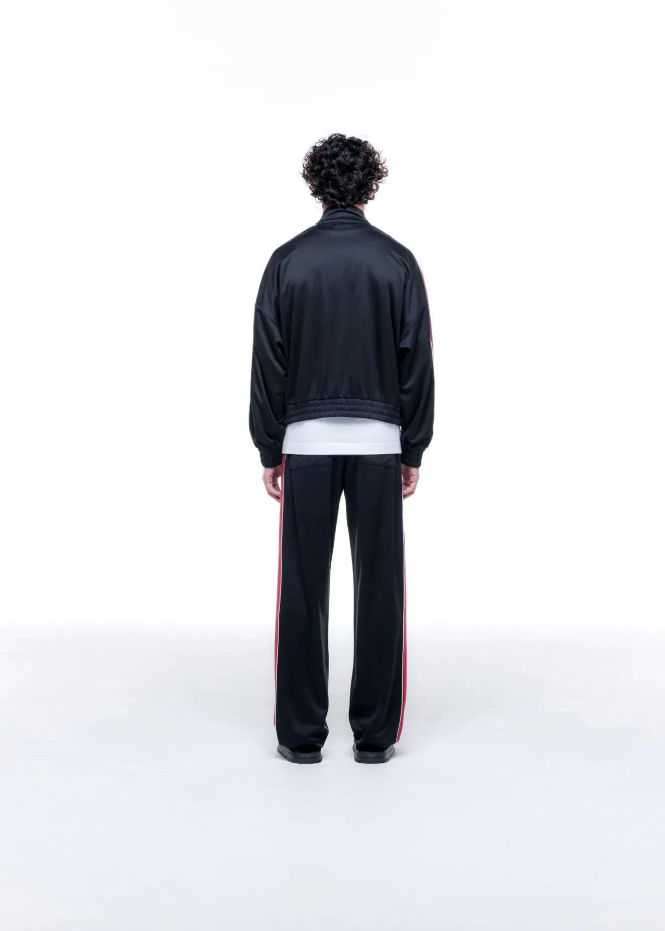CONTRAST TAPE TRACK JACKET Outerwear