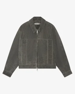 Best CRACKED LEATHER JACKET Outerwear|Leather