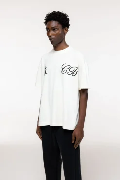 Best CURSIVE TWO STARS T-SHIRT T-Shirts