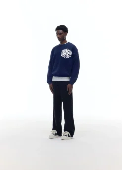 Sale DISTRESSED COLLEGIATE CREST SWEATSHIRT Sweatshirts