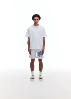 Outlet DISTRESSED COLLEGIATE CREST SHORTS Shorts