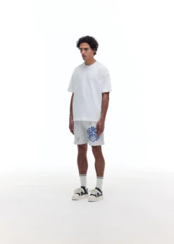 Outlet DISTRESSED COLLEGIATE CREST SHORTS Shorts