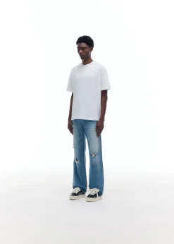 Best DISTRESSED FRONT JEANS Denim