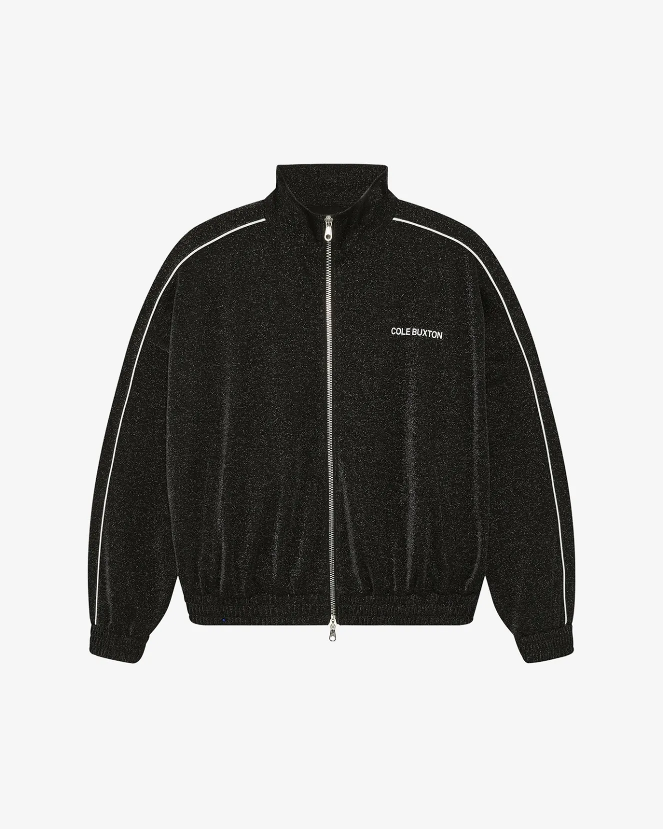 GLITTER PIPED TRACK JACKET Outerwear