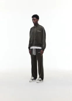 GLITTER PIPED TRACK JACKET Outerwear