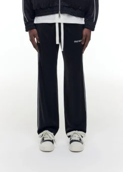 Hot GLITTER PIPED TRACK PANTS Pants