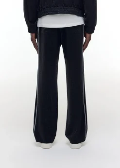 Hot GLITTER PIPED TRACK PANTS Pants