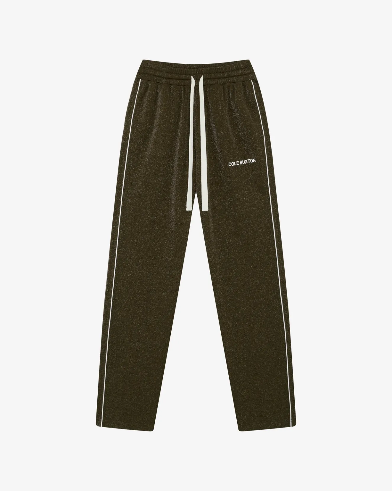 New GLITTER PIPED TRACK PANTS Pants