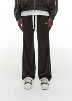 New GLITTER PIPED TRACK PANTS Pants