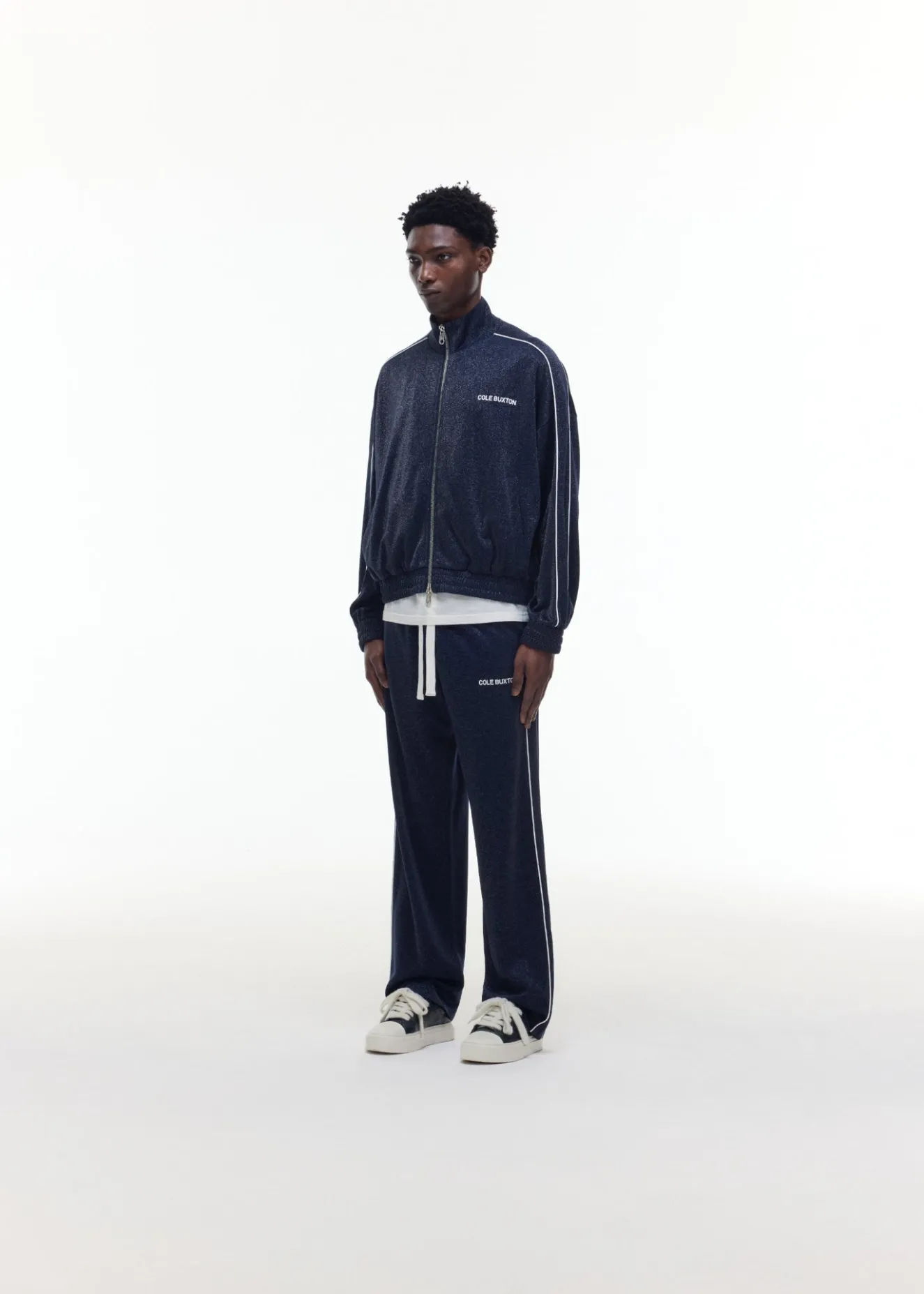 Best GLITTER PIPED TRACK PANTS Pants