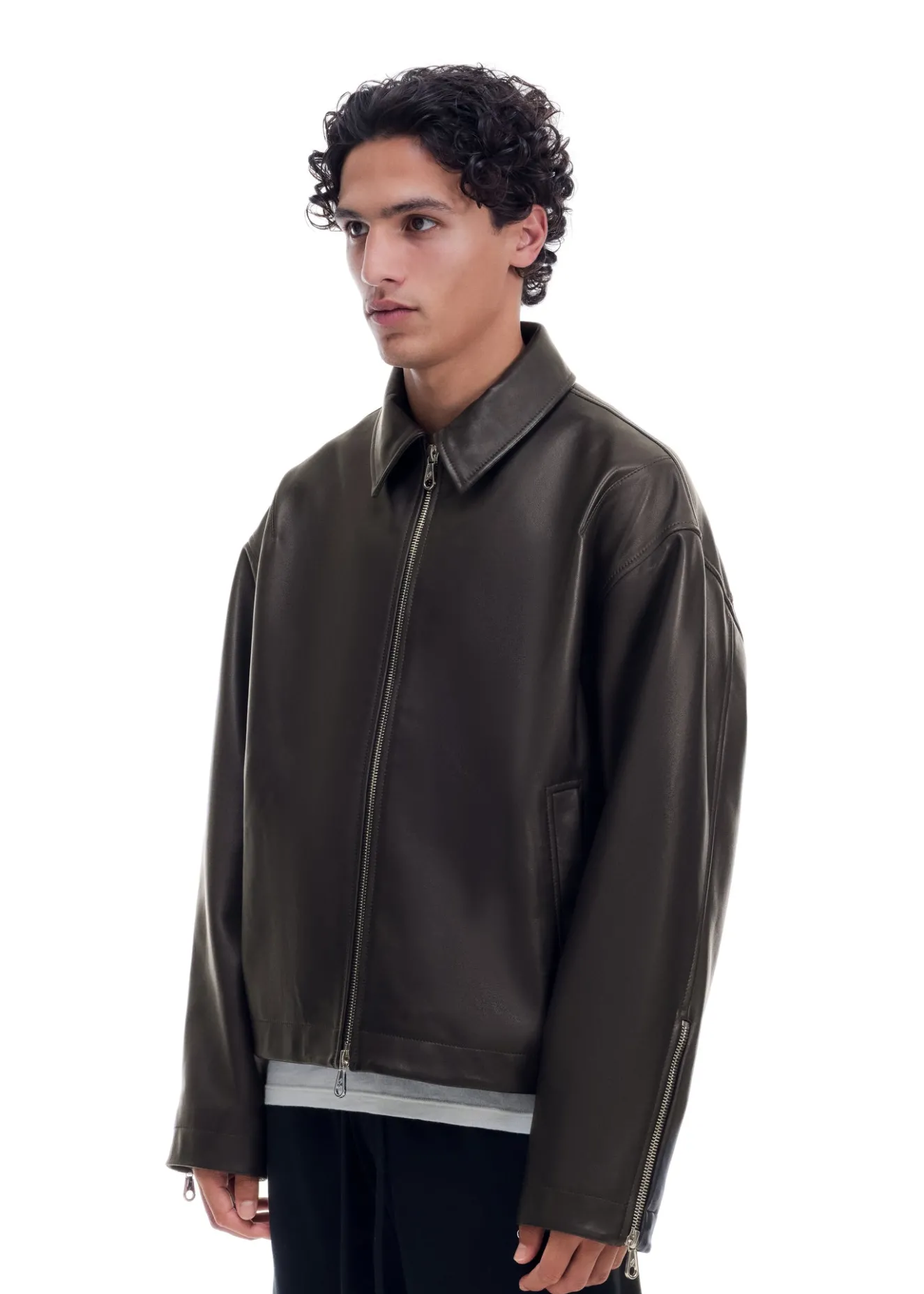 Online LIGHT LAMB LEATHER JACKET Leather|Outerwear