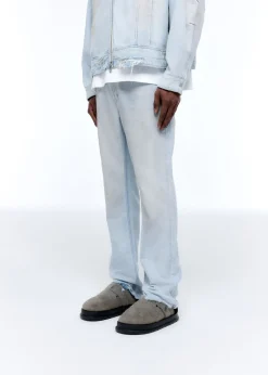 Outlet LIGHT WASH DENIM JEANS Denim
