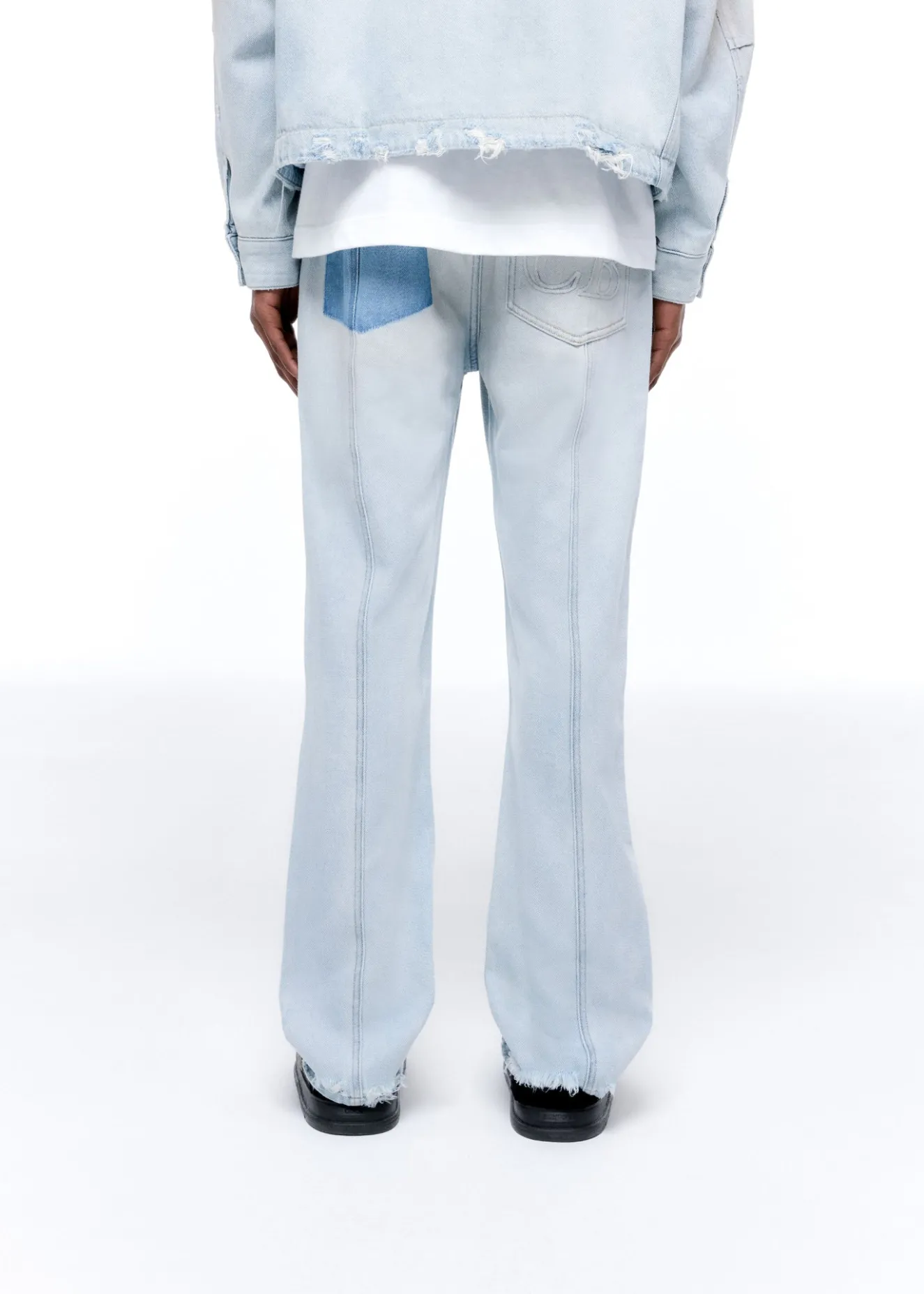 Outlet LIGHT WASH DENIM JEANS Denim