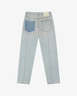 Outlet LIGHT WASH DENIM JEANS Denim