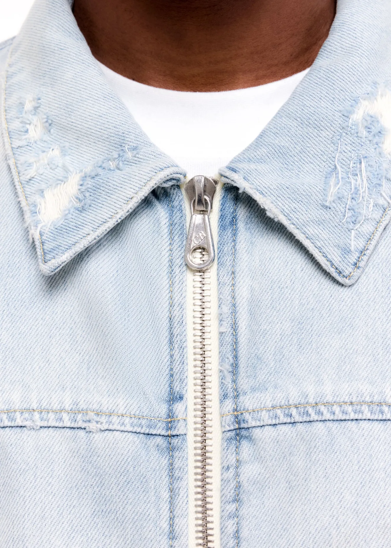Clearance LIGHT WASH DENIM TRUCKER JACKET Outerwear|Denim