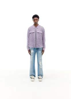 Best LINEN FLANNEL ZIPPED SHIRT Shirts