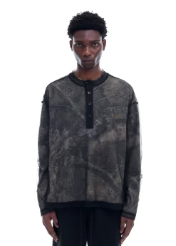 New MESH HENLEY T-Shirts